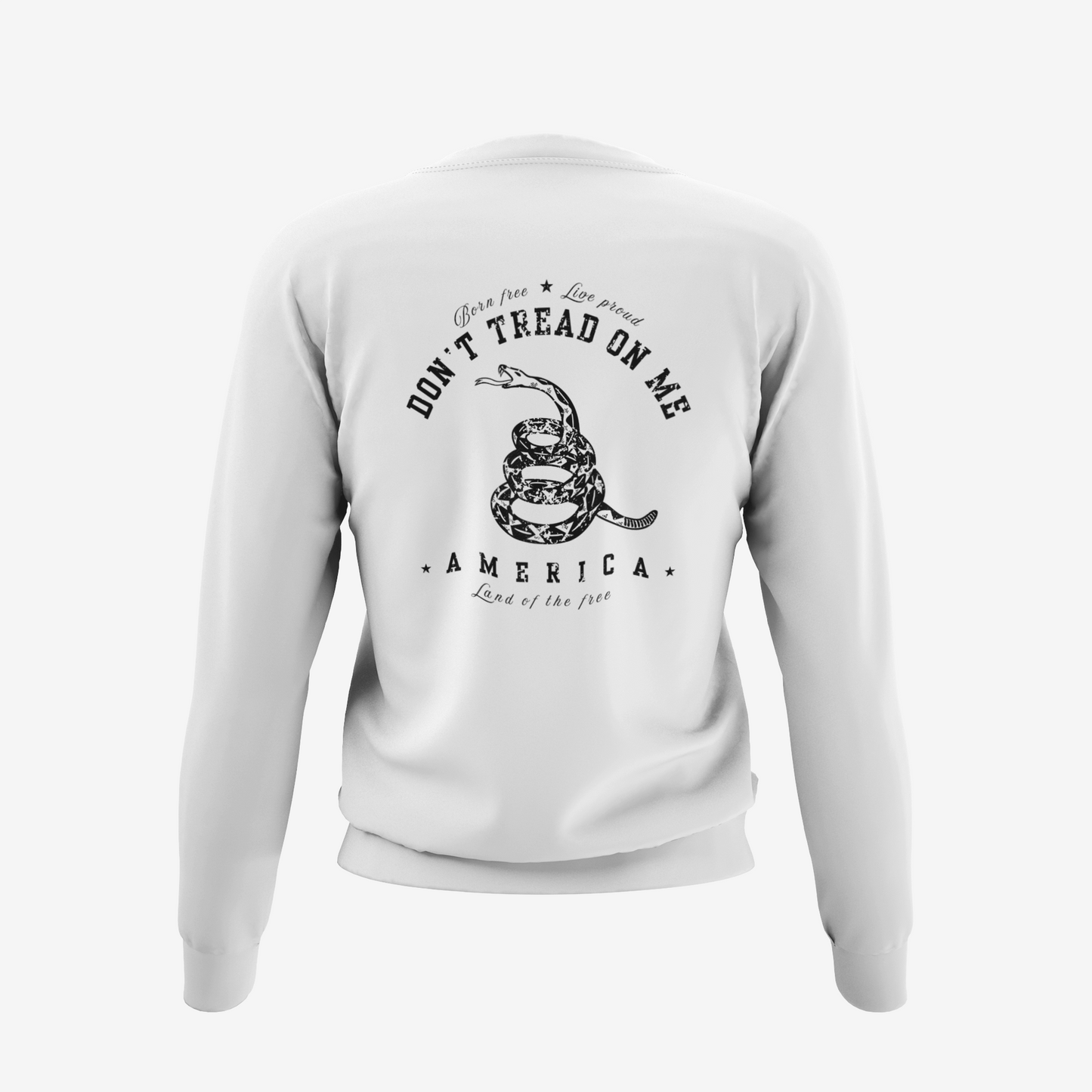 Don’t Tread On Me Crewneck - Fight For Freedom