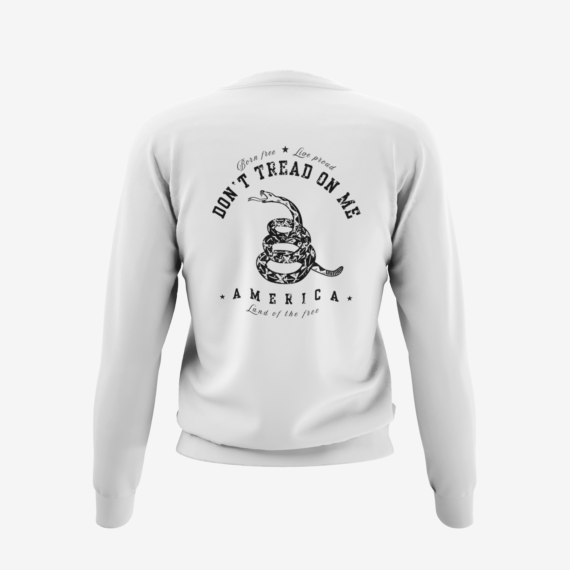 Don’t Tread On Me Crewneck - Fight For Freedom