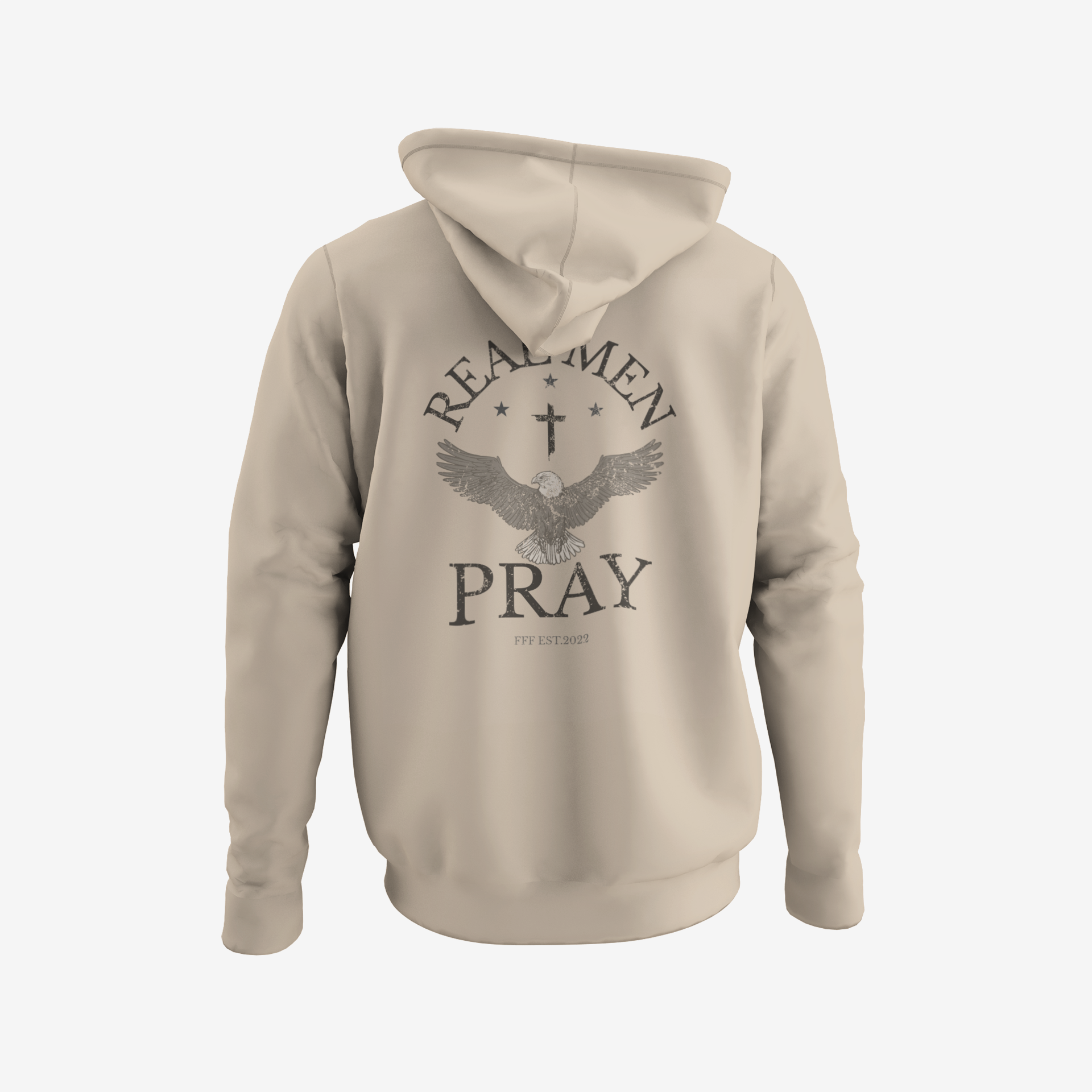 Man of God / Real Men Pray Hoodie - Fight For Freedom