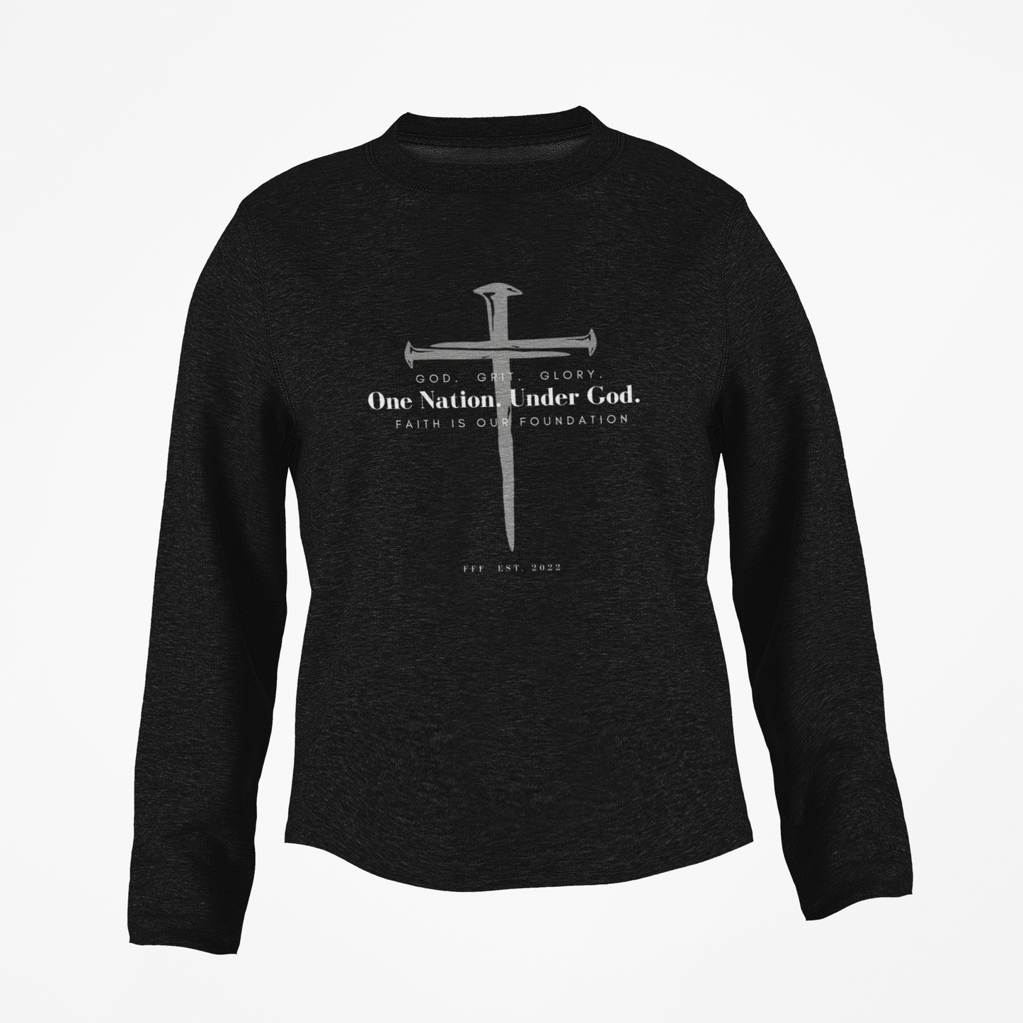 One Nation Under God Crewneck - Fight For Freedom